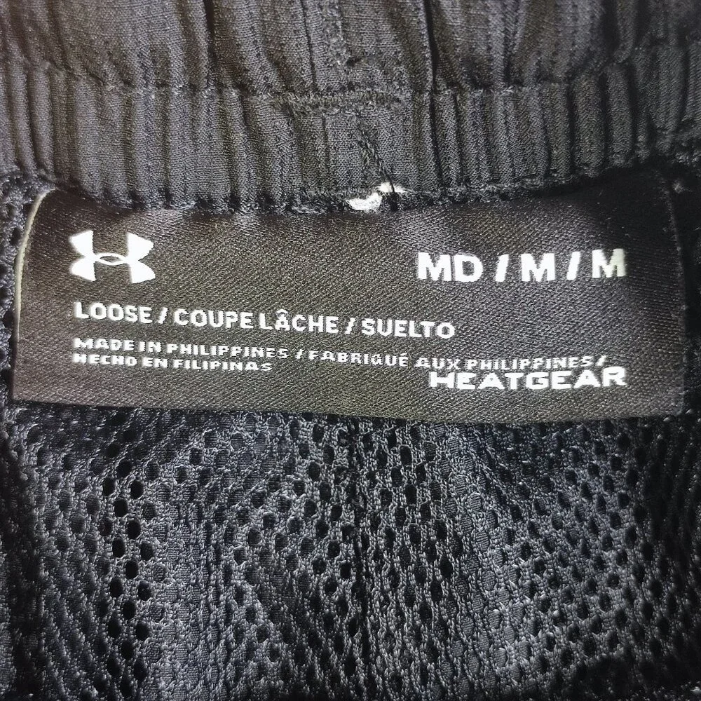 Under Armour HeatGear lightweight sweatpants men's size M black - Picture 5 of 12